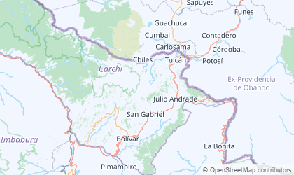 Landkarte von Carchi