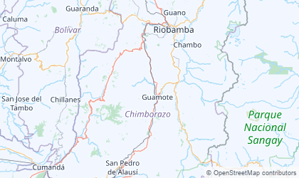 Landkarte von Chimborazo