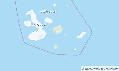 Landkarte von Galápagos