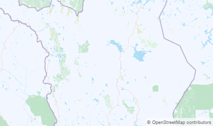 Landkarte von Lappland