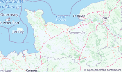 Landkarte von Basse-Normandy