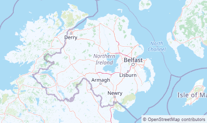 Landkarte von Nordirland