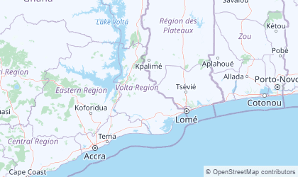 Landkarte von Volta