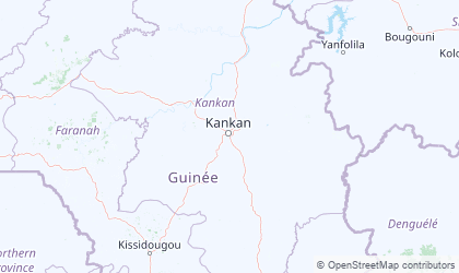 Landkarte von Kankan