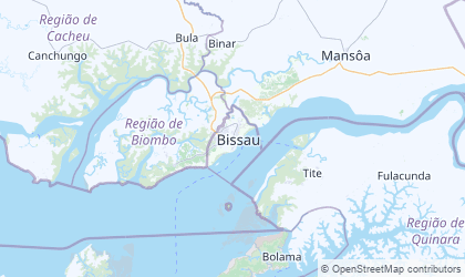 Landkarte von Bissau