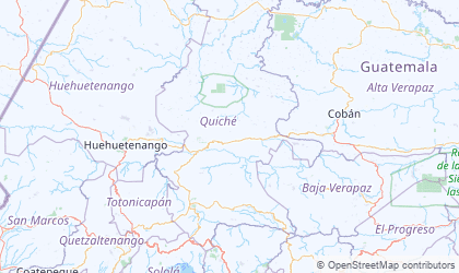 Landkarte von Quiché