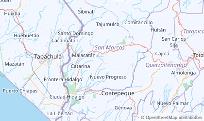 Landkarte von San Marcos