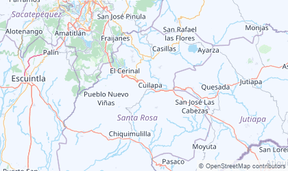 Landkarte von Santa Rosa