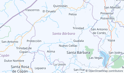 Landkarte von Santa Bárbara