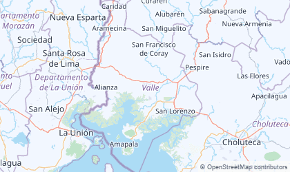 Landkarte von Valle