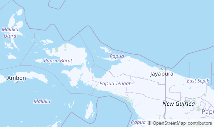 Landkarte von West Papua