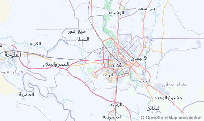 Landkarte von Mayorality of Baghdad