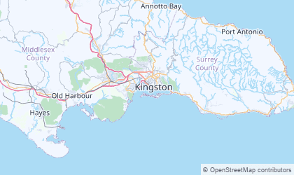 Landkarte von Kingston