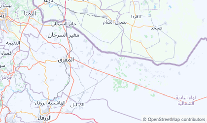 Landkarte von Mafraq