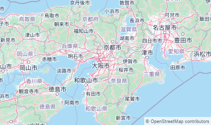 Landkarte von Kinki
