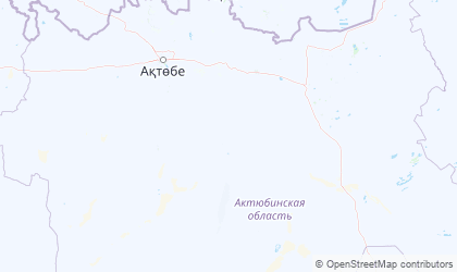 Landkarte von Aqtöbe