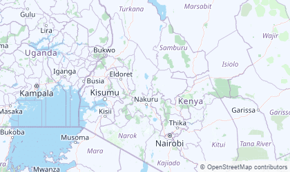 Landkarte von Rift Valley