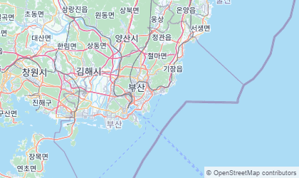 Landkarte von Busan