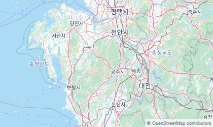 Landkarte von Chungcheongnam-do