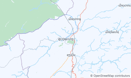Landkarte von Louangphabang