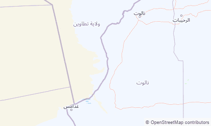 Landkarte von Sha'biyat Nalut