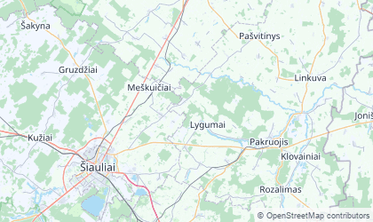 Landkarte von Siauliu
