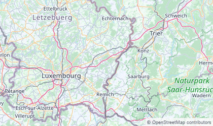 Landkarte von Grevenmacher
