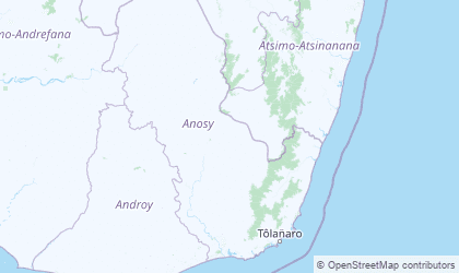 Landkarte von Anosy