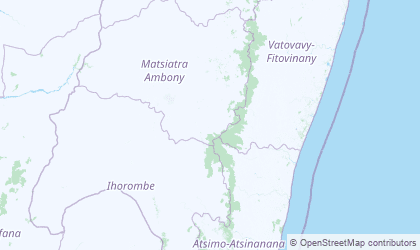 Landkarte von Upper Matsiatra