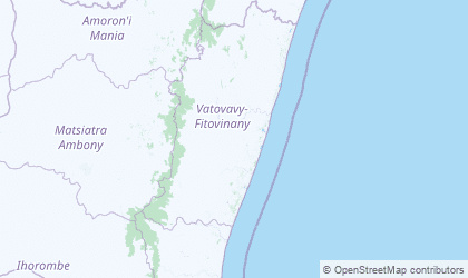 Landkarte von Vatovavy Fitovinany