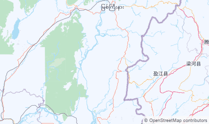 Landkarte von Kachin