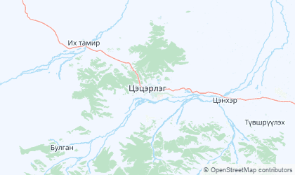 Landkarte von Arhangay