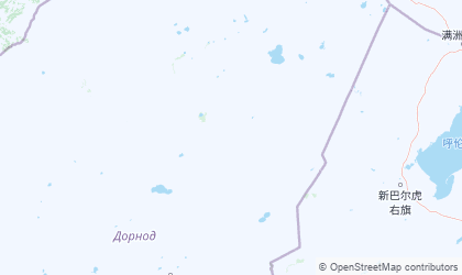 Landkarte von East Aimak