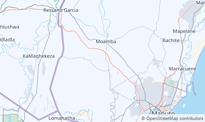 Landkarte von Maputo