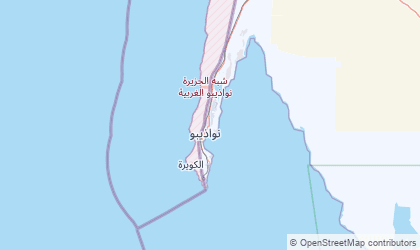 Landkarte von Dakhlet Nouadhibou