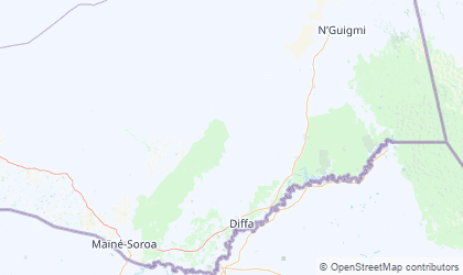 Landkarte von Diffa