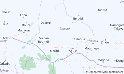 Landkarte von Maradi