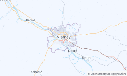 Landkarte von Niamey