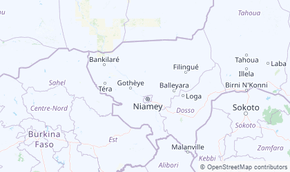 Landkarte von Tillabéri