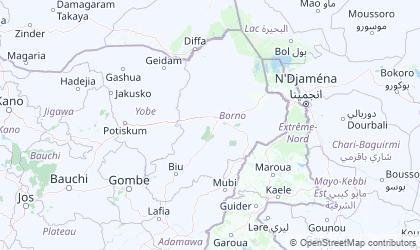 Landkarte von Borno