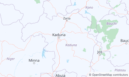 Landkarte von Kaduna