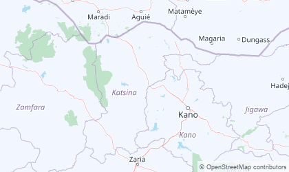 Landkarte von Katsina