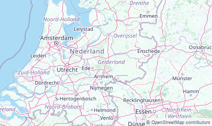 Landkarte von Gelderland