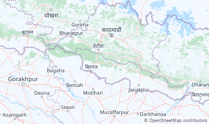 Landkarte von Central Region