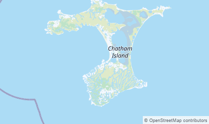 Landkarte von Chatham Islands