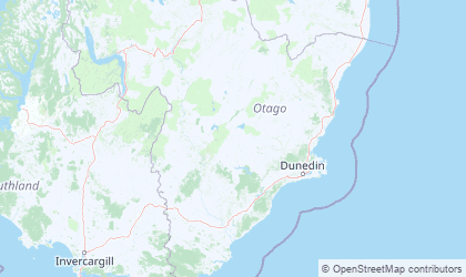 Landkarte von Otago