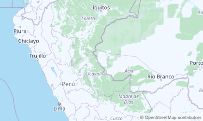Landkarte von Amazonasbecken