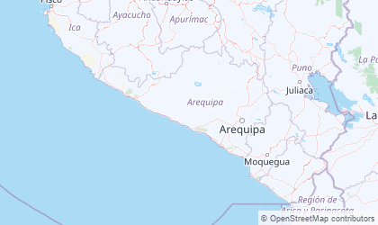 Landkarte von Arequipa