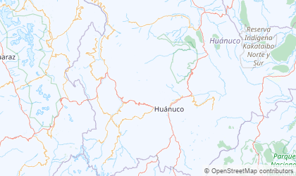 Landkarte von Huanuco