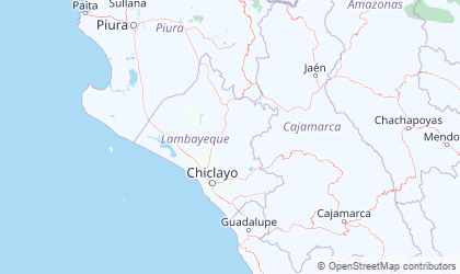 Landkarte von Lambayeque